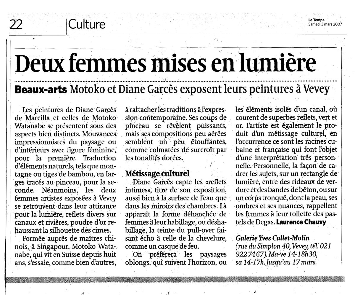 Article de presse