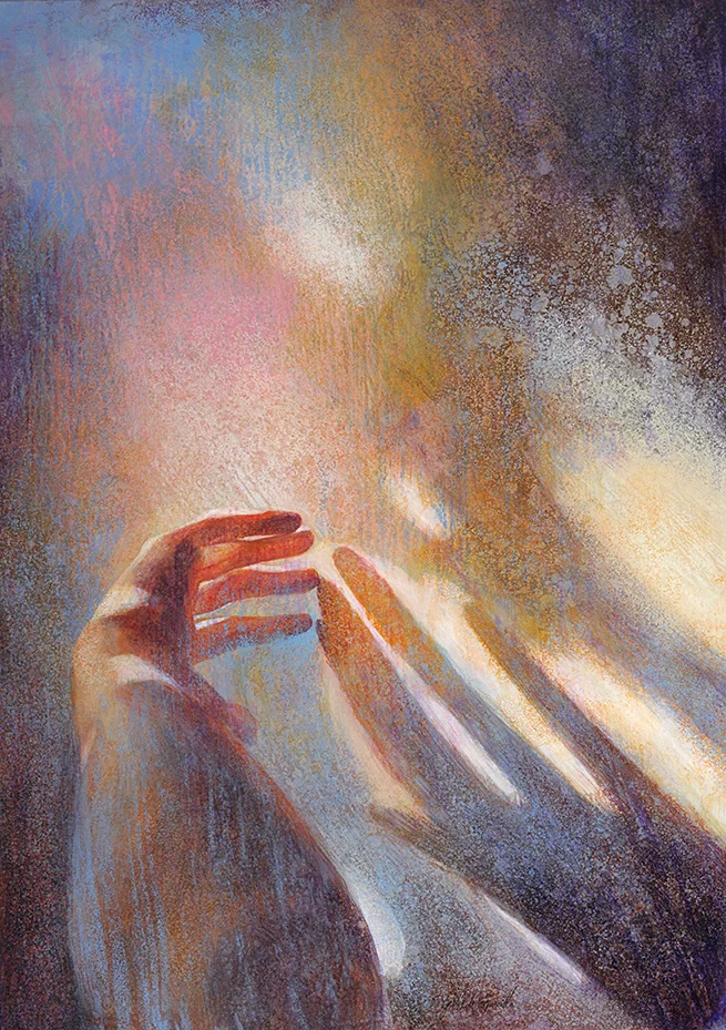 Rêverie, acrylic on canvas, 92×65 cm