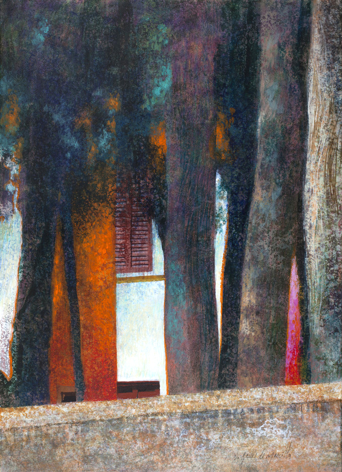 L'ordre du raffinement, acrylic on canvas, 40×33 cm